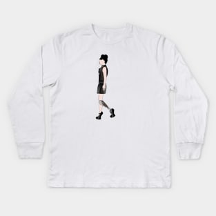 Viktoria Modesta Kids Long Sleeve T-Shirt